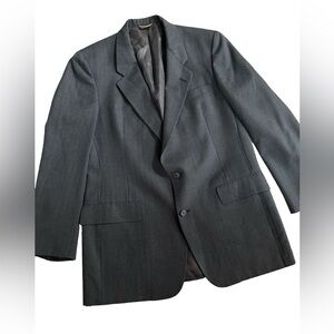 Men Christian Dior Grand Luxe Collection Virgin Wool‎ Blazer Suit Made USA Large